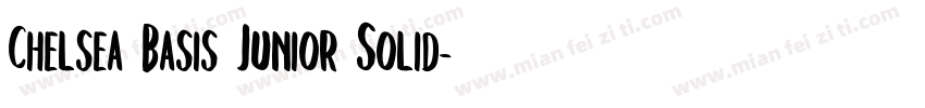 Chelsea Basis Junior Solid字体转换